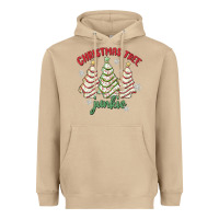 Mushroom christmas tree junkie Heavyweight Hoodie - MaliasSmallBusiness