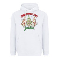 White christmas tree junkie Heavyweight Hoodie - MaliasSmallBusiness