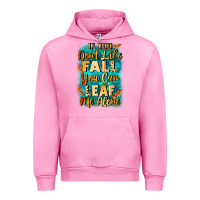 Fuchsia Pink If you don't like Fall you can leaf me alone Urban Hoodie - NancyCooperArtShop