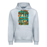 Heather Grey If you don't like Fall you can leaf me alone Urban Hoodie - NancyCooperArtShop