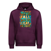 Mauve Wine If you don't like Fall you can leaf me alone Urban Hoodie - NancyCooperArtShop