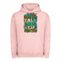 Pigment Salmon If you don't like Fall you can leaf me alone Urban Hoodie - NancyCooperArtShop