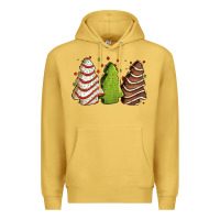 Antique Gold Christmas cakes Premium Hoodie - Jasminsmagicworld