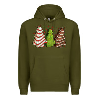 Army Green Christmas cakes Premium Hoodie - Jasminsmagicworld