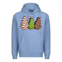 Colony Blue Christmas cakes Premium Hoodie - Jasminsmagicworld