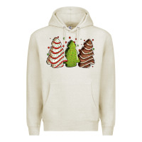 Oatmeal Heather Christmas cakes Premium Hoodie - Jasminsmagicworld