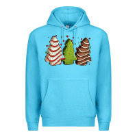 Ocean Blue Christmas cakes Premium Hoodie - Jasminsmagicworld