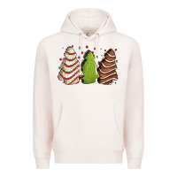 Pale Pink Christmas cakes Premium Hoodie - Jasminsmagicworld