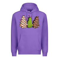 Purple Christmas cakes Premium Hoodie - Jasminsmagicworld
