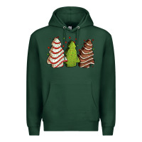 Sports Green Christmas cakes Premium Hoodie - Jasminsmagicworld