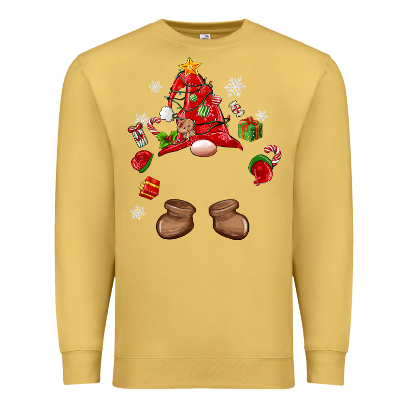 Custom Christmas Gnome Premium Sweatshirt by MaliasSmallBusiness | Teevron