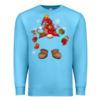 Ocean Blue custom christmas gnome Premium Sweatshirt - MaliasSmallBusiness