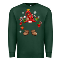 Sports Green custom christmas gnome Premium Sweatshirt - MaliasSmallBusiness