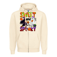 Sandshell Sweet and spooky Zipper Hoodie - NancyCooperArtShop
