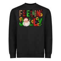 Black feelin' jolly Heavyweight Sweatshirt - FaDigitalArtStudio