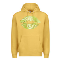 Antique Gold tennis lips Premium Hoodie - AdoDesignShop
