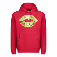 Cardinal tennis lips Premium Hoodie - AdoDesignShop