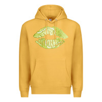 Mustard tennis lips Premium Hoodie - AdoDesignShop