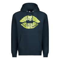 Navy tennis lips Premium Hoodie - AdoDesignShop