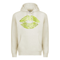 Oatmeal Heather tennis lips Premium Hoodie - AdoDesignShop