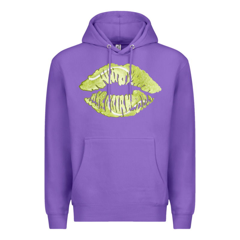 Tennis Lips Premium Hoodie by AdoDesignShop | Teevron