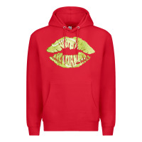 Red tennis lips Premium Hoodie - AdoDesignShop