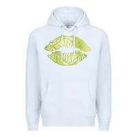 White tennis lips Premium Hoodie - AdoDesignShop
