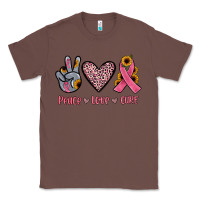 Chestnut peace love cure Classic Tee - JahusDesignShop