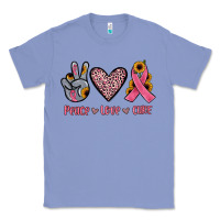 Colony Blue peace love cure Classic Tee - JahusDesignShop