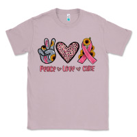 Lilac peace love cure Classic Tee - JahusDesignShop