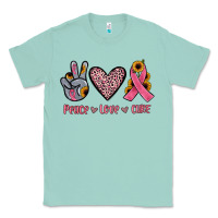 Seafoam peace love cure Classic Tee - JahusDesignShop