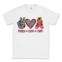 White peace love cure Classic Tee - JahusDesignShop