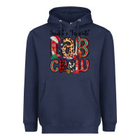 Navy santa s favorite lab crew Heavyweight Hoodie - MaliasSmallBusiness