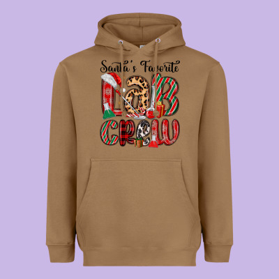 Santa S Favorite Lab Crew Heavyweight Hoodie Designed By Maliassmallbusiness