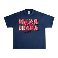 Navy mama of drama girl mom Urban Heavy Tee - JahusDesignShop