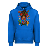 Cobalt mama claus afro messy bun Urban Hoodie - texasbilliewilder