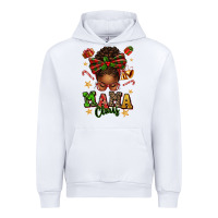 White mama claus afro messy bun Urban Hoodie - texasbilliewilder