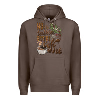 Coffee no talkie before coffee Premium Hoodie - BarkalooDesign