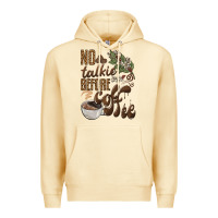 Pina Colada no talkie before coffee Premium Hoodie - BarkalooDesign