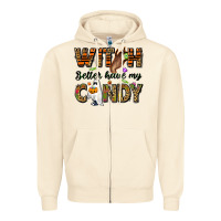 Sandshell Witch better have my candy Zipper Hoodie - NancyCooperArtShop