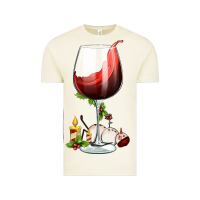 Vintage Arctic christmas wine glass Vintage Tee - FaDigitalArtStudio