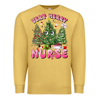 Antique Gold very merry nurse Premium Sweatshirt - MaliasSmallBusiness