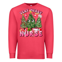 Cardinal very merry nurse Premium Sweatshirt - MaliasSmallBusiness