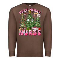 Chestnut very merry nurse Premium Sweatshirt - MaliasSmallBusiness