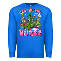 True Royal very merry nurse Premium Sweatshirt - MaliasSmallBusiness