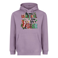 Lavender the most wonderful time for a beer Heavyweight Hoodie - MaliasSmallBusiness