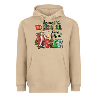 Mushroom the most wonderful time for a beer Heavyweight Hoodie - MaliasSmallBusiness