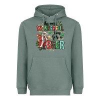 Sage the most wonderful time for a beer Heavyweight Hoodie - MaliasSmallBusiness