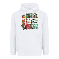 White the most wonderful time for a beer Heavyweight Hoodie - MaliasSmallBusiness