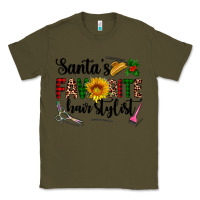 Army Green santa's favorite  hair stylist Classic Tee - AdoDesignShop